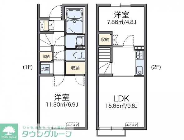 レオネクストサニーハウス前原の物件間取画像